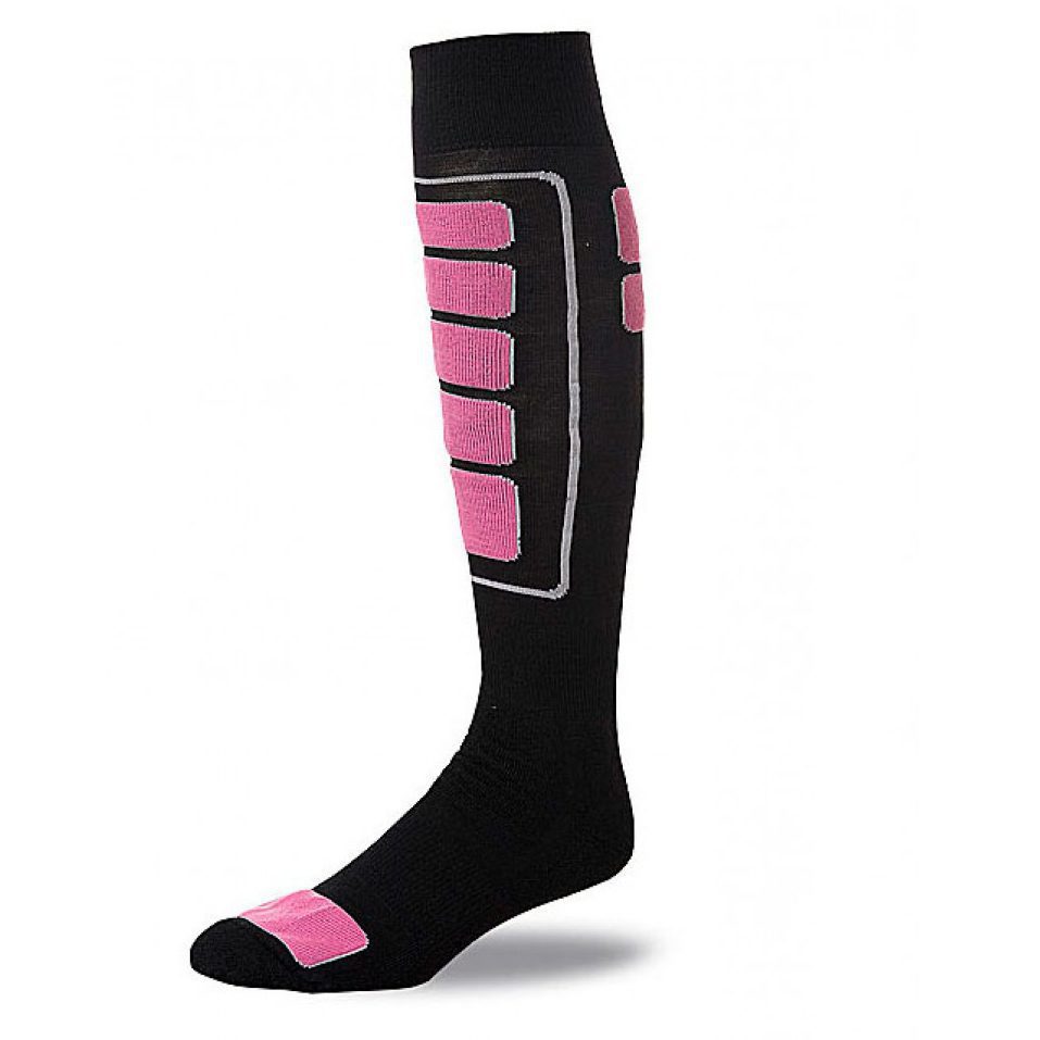 XCODE Ski / Snowboard παιδικές κάλτσες σκι 22663-Mαύρο/Ροζ
