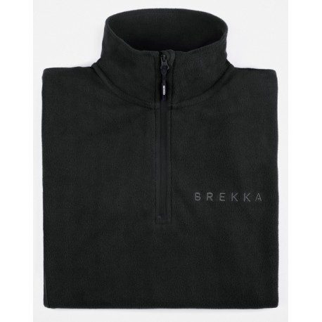 ΕΝΔΥΣΗ BREKKA FLEECE BRFW0038B Aνδρική μπλούζα-BLACK