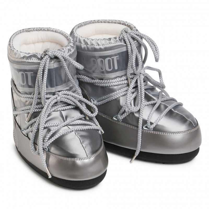 ΜOON BOOTS MOON BOOT classic low glance Μπότα Χιονιού 14093500002-Silver