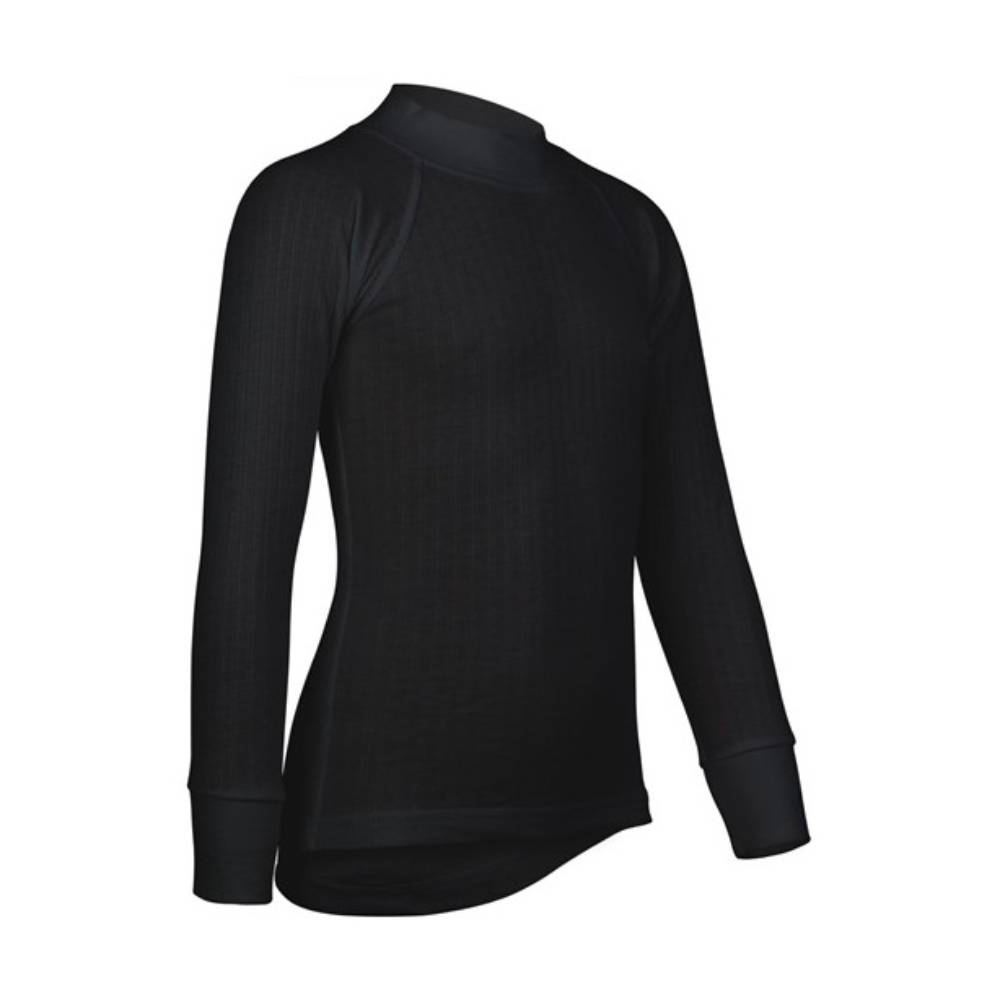 Παιδική ισοθερμική μπλούζα μαύρη 0719-ZWA- Avento