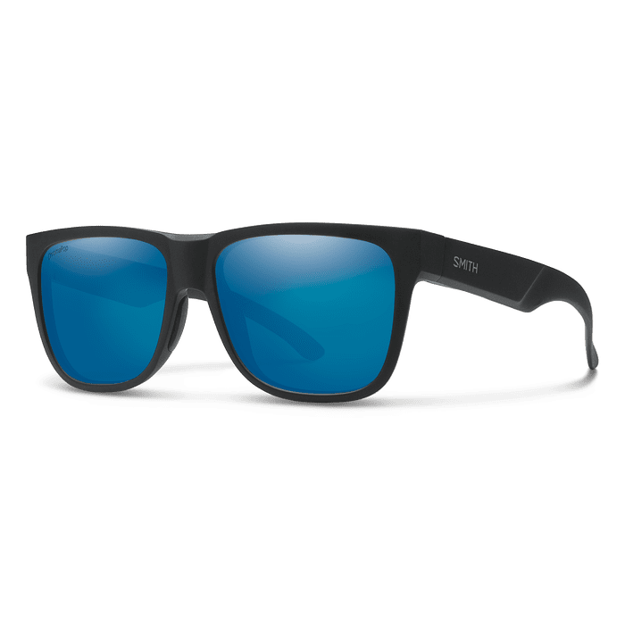 SMITH Lowdown 2 Lifestyle Sunglasses 20094100356QG-Matte Black + ChromaPop Polarized Blue Mirror Lens