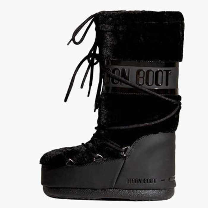 ΜOON BOOTS MOON BOOT Classic faux fur Μπότα Χιονιού 14089000 001-Black