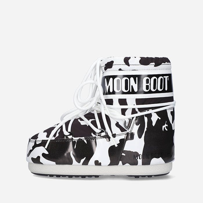 ΜOON BOOTS MOON BOOT mars cow printed Μπότα Χιονιού 14402500 001-Black/white