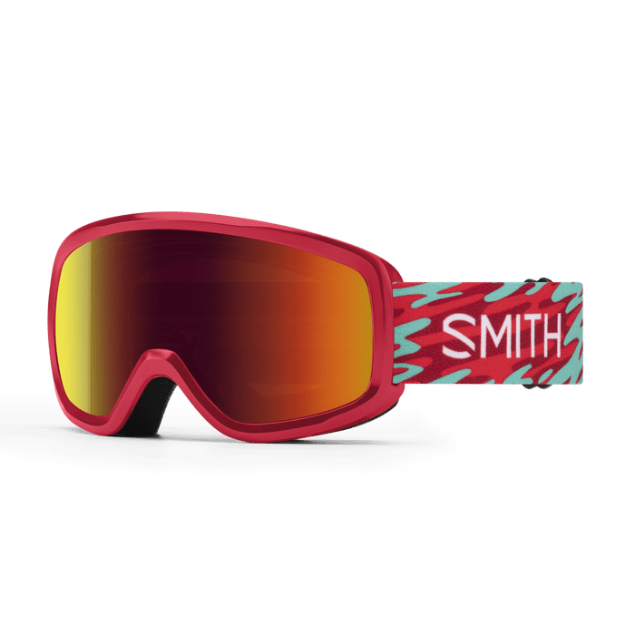 SMITH Snow goggles Snowday M004421FF99C1-Crimson Swirled – Red Sol-X Mirror
