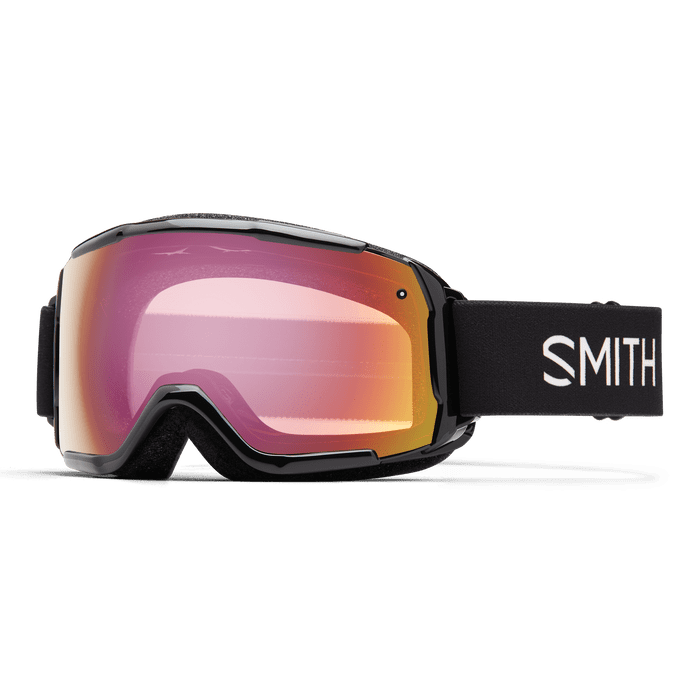 SMITH Snow goggles Grom M006669PC99BY-Black + Red Sensor Mirror Lens