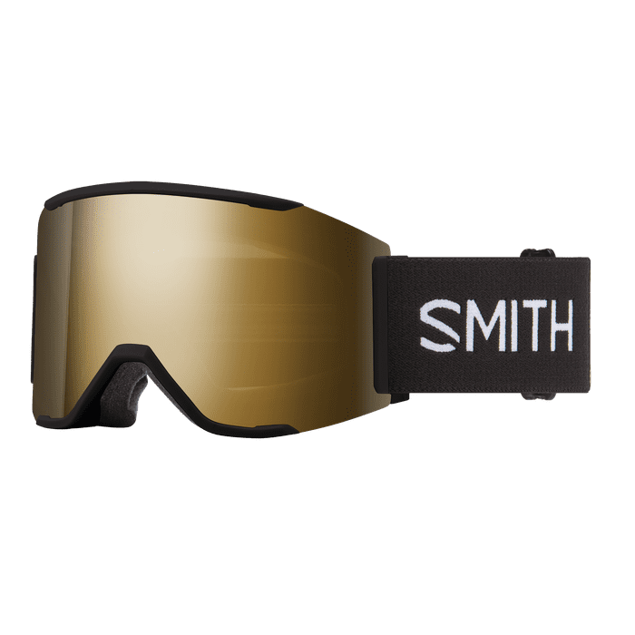 SMITH Squad MAG ChromaPop Sun Black Gold Mirror Lens M007560JX99MN-Black