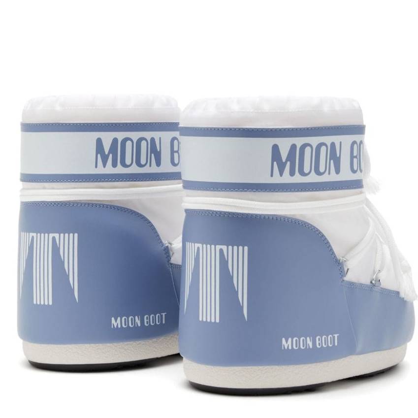 MOON BOOT ICON LOW Μπότα Χιονιού 1409340 HA06-GREY/WHITE - Image 2