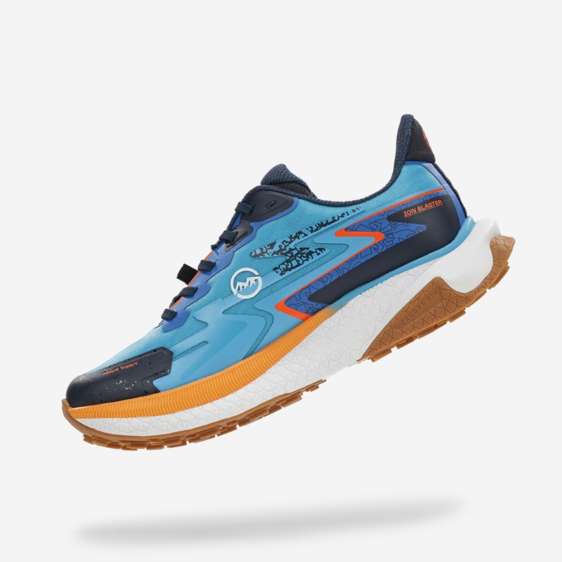 ATOM Shark AT160 Blue Trail Running Shoes-Blue - Image 3