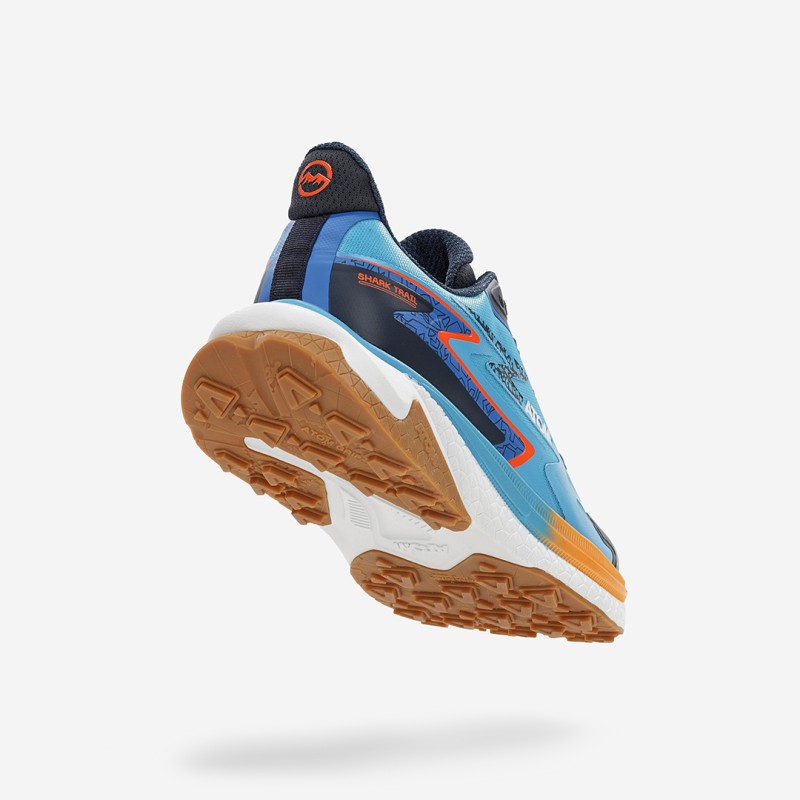 ATOM Shark AT160 Blue Trail Running Shoes-Blue - Image 4
