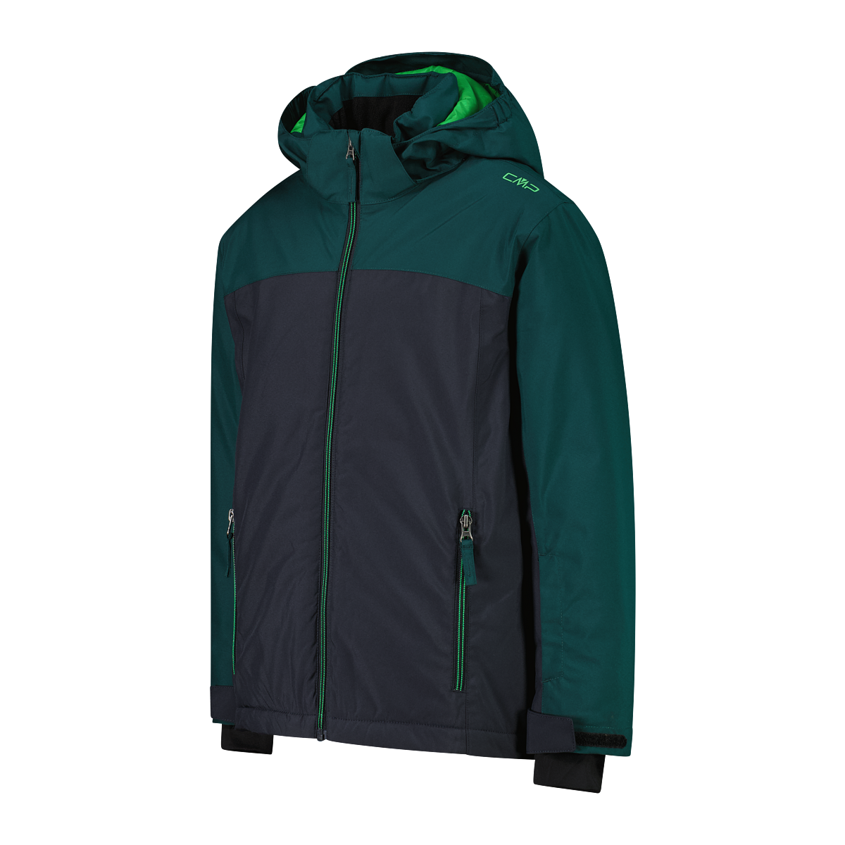 CMP Boy's Jacket Snaps Hood Twill - Ski jacket Antracite Alpine - Image 2