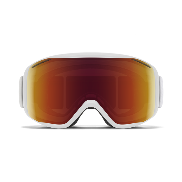 SMITH Snow goggles Rally M007801DG99C1-White + Red Sol-X Mirror Lens - Image 4